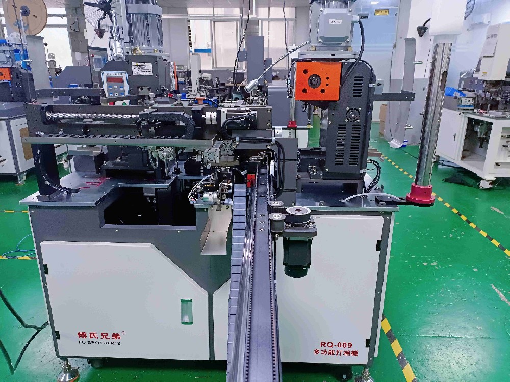 全自動并線打端子機，排線打端機，護套線靜音端子機